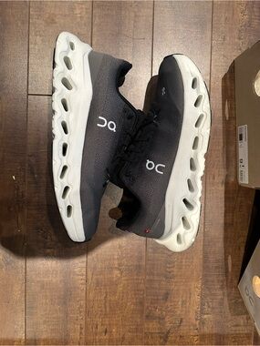 On Running Sneakers in Black and White